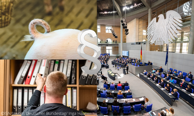 Der Gesetzentwurf der Bundesregierung zur Änderung des Tierschutzgesetzes war gestern Thema einer Anhörung des Bundestagsausschusses für Ernährung und Landwirtschaft ©ISN/Jaworr, Deutscher Bundestag/Inga Haar, Canva