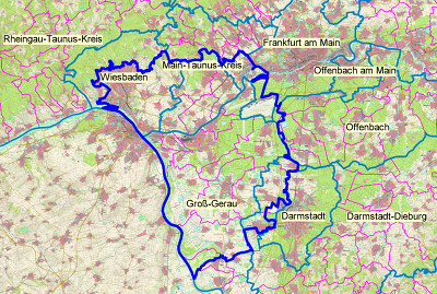 Infizierte Zone des aktuellen ASP-Falls in Hessen ©https://landwirtschaft.hessen.de/sites/umwelt.hessen.de/files/2024-06/asp_hessen_17062024.pdf