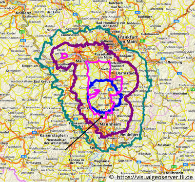 ASP-Restritkionszonen in Hessen, Rheinland-Pfalz und Baden-Württemberg (Quelle: https://visualgeoserver.fli.de, abgerufen am 07.03.2025)